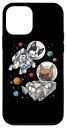 iPhone 12 mini フレンチブルドッグ宇宙飛行士面白いペット空想科学小説 スマホケース