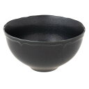 TOKI1919 軽量食器 ポワール Poire 梨地黒 カフェ スープボウル お茶碗 直径約13×5cm フレンチ 皿 ホテル レストラン 仕様 電子レンジ ...
