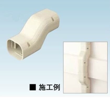 乐天商城 - オーケー器材 配管化粧ダクト スカイダクト TDシリーズ 段付ジョイント ブラック 10個入 K-TDD10AK