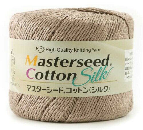 DIAMOND ダイヤモンド 春夏毛糸 『Masterseed Cotton Silk (マスターシードコットン シルク) 8113番色 合太』 25g(約85m) 綿(マスターシード)87%、シルク13% 棒針4〜5号、かぎ針4/0〜5/0号 合太 標準使用量(半袖プルオーバー):婦人用11玉、紳士用14玉 春夏毛糸 『Masterseed Cotton Silk (マスターシードコットン シルク) 8113番色 合太』 DIAMONDO ダイヤモンド 上品な光沢を持つストレートヤーン マスターシードコットンとシルク、上質と高級の組み合わせ。 マスターシードを中心に置き、その表面をシルクでカバーリングする事で、過度なハリも感じられ、透け感のある模様を美しく仕上げます。 さらっとしたタッチと肌なじみの良さで上質感を感じる着心地です。 [ベージュ、手編み 編み物] ■素材:綿(マスターシード)87%、絹13% ■仕立:1玉25g巻(糸長約85m) ■太さ:合太 ■使用針:棒針4〜5号、かぎ針4/0〜5/0号 ■標準ゲージ:メリヤス編25〜26目 30〜32段 ■標準使用量(半袖プルオーバー)婦人用11玉、紳士用14玉 2020年 春夏 ※ロットは糸の製造番号です。色番が同じでもロットが違うと若干の色の濃淡が生じます。すべて同ロットご希望の場合は備考欄にご記入ください。(場合によりお取り寄せとなりお時間がかかる場合がございます。) ※特価と表記のある商品は、全てのお客様にお値打ちとなる価格に設定しております為、割引対象外となります。 ※モニターによって実物のお色と若干異なる場合がございます。 商品コード20081702109商品名DIAMOND ダイヤモンド 春夏毛糸 『Masterseed Cotton Silk (マスターシードコットン シルク) 8113番色 合太』型番8113カラーベージュ※他モールでも併売しているため、タイミングによって在庫切れの可能性がございます。その際は、別途ご連絡させていただきます。※他モールでも併売しているため、タイミングによって在庫切れの可能性がございます。その際は、別途ご連絡させていただきます。