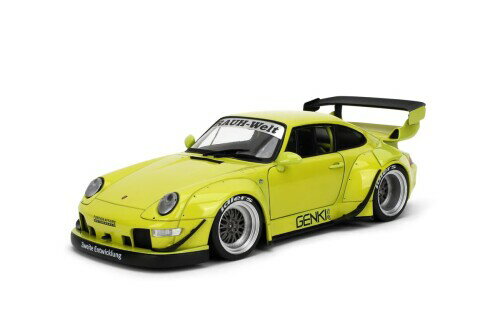 京商 (Kyosho) Jada Toys PINK SLIPSシリーズ 1/18 ポルシェ RWB GENKI イエロー 完成品 JADA36472