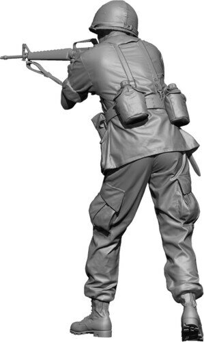 Rakuten - エイチスリーモデル(H3 Models) 1/24 現用 アメリカ ベトナム 兵士「止まれ」 3Dプリンター製キット HS24101 (人)