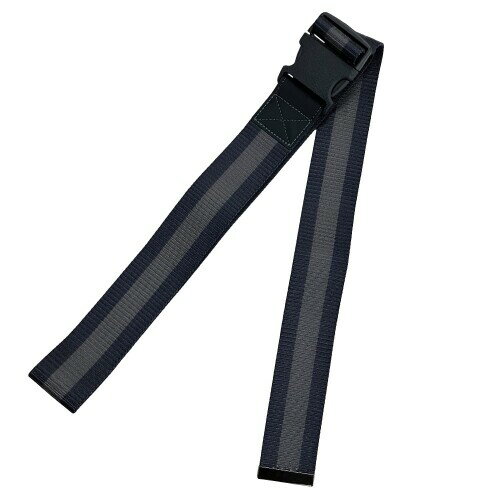 イーバリュー(E-Value) HUKURO ワンタッチバックルベルト 幅49mm×1250mm グレー PSCT-B8