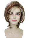 Wigs2you ウィメンズ H-5727 シットコム アイコニック ブロンド サイドパーテッド チョッピーレイヤードボブ ウィッグ 難燃性 100% 合成ファ...