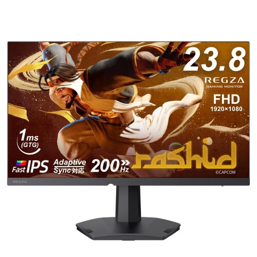 REGZA ゲーミングモニター 23.8インチ FHD 200Hz 1ms(GTG) HDR10 Fast IPSパネル Adaptive Sync HDMI対応 RM-G244RE