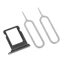 iPhone X 専用 SIM トレイ 防水シリコンリング付き スペースグレー Tray-X-SpaceGray(2)