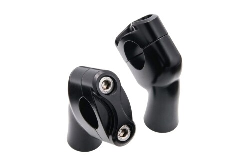 モートーン(Motone) ハンドルライザー 25.4mm ブラック T100/T120 Bobber Speedmaster MTE087+MTE069