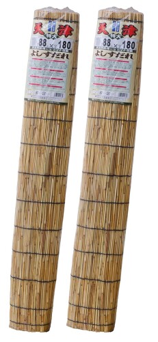 天津 すだれ 約88×180cm 特大 天然素材 日除け 目隠しに最適 水勘製簾所