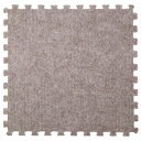 ユノックス ジョイントカーペットマット 30x30cm 厚さ7mm ベージュ 9枚セット 床保護 ノンホルムアルデヒド キズ防止 防音 振動・衝撃吸収 カットOK 断熱効果 子供部屋に最適 タイルマット