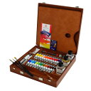 ターレンス 油絵具 ヴァンゴッホ 26色木箱セット エキスパートBOX T0284-3426 20ml(6号)