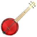 マーマァ クリスタル バンジョーウクレレ コンサート レッド MaAmAa MBU-C RED Banjo Ukulele Plastic Clear (RD)