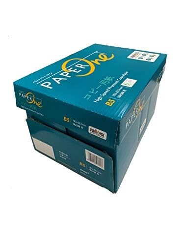 エイプリル(April) PaperOne コピー用紙 B5 5000枚(500枚×10冊) 高白色コピー用紙 紙厚0.09mm大量印刷向き カーボンニュートラル認証 PEFC認証