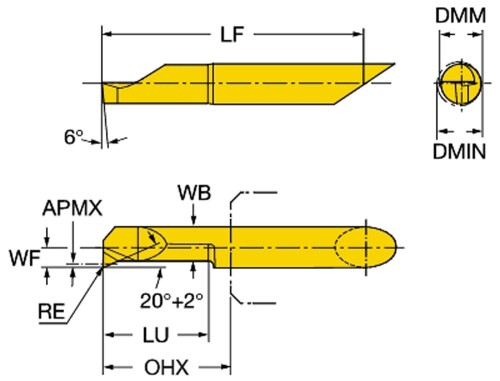 乐天商城 - SANDVIK(サンドビック) XSインサートバー CXS-04T098-15-2715L 1025 1個入り