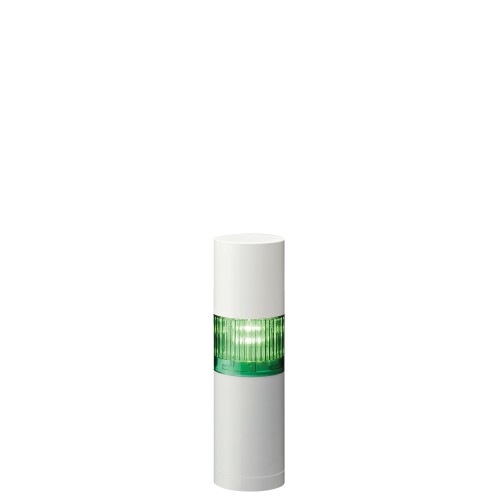 パトライト（PATLITE）積層信号灯 シグナル・タワー LAN対応 LR5-102WEBW-G Φ50 DC24V 1段 ブザー有 直付け Ethernet制御