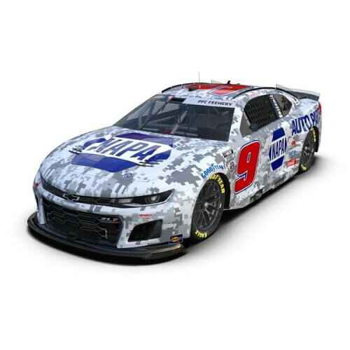 京商 (Kyosho) Lionel Racing NASCAR CUP (ナスカー カップ シリーズ) 1/64 NAPA SALUTES 2025 シボレー カマロ チェイス・エリオット #9 シャーロット デジタル-カモ 完成品 LR331777