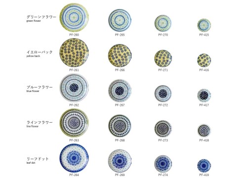 アワサカ(Awasaka) 「 ポタリーフィールド 」 ラインフラワー パスタプレート 皿 東欧 食器 直径約25×高さ3cm 電子レンジ 食洗機対応 日本製 PF-263 mannishboy-24567249 マニッシュボーイ サンプル画像3