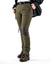 マックスフリッツ(MaxFritz) バイク用 ライディングパンツ 春夏秋 ストレッチ素材 ブーツアウト対応 レザーニートレールパンツ MFP-2456 ダーク...