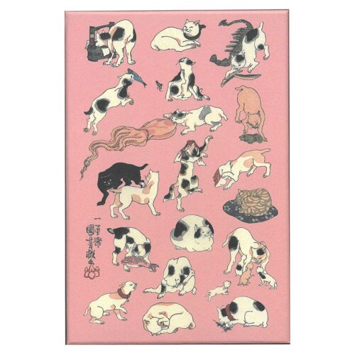 芸艸堂 御朱印帳 歌川国芳 猫飼好五十三疋 猫 N020 【サイズ】幅12×高さ18×厚さ1.2cm 【仕様】蛇腹折り・本文和紙 無地・11山(44ページ)・表題シール付属 【生産国】日本 【その他】江戸の浮世絵師歌川国芳の浮世絵「猫飼好五十三疋」より猫の図柄を表紙、背面にあしらった朱印帳です。 江戸の浮世絵師歌川国芳の浮世絵「猫飼好五十三疋」より猫の図柄を表紙、背面にあしらった朱印帳です。 商品コード20048125145商品名芸艸堂 御朱印帳 歌川国芳 猫飼好五十三疋 猫 N020型番N020カラー歌川国芳 猫飼好五十三疋 猫※他モールでも併売しているため、タイミングによって在庫切れの可能性がございます。その際は、別途ご連絡させていただきます。※他モールでも併売しているため、タイミングによって在庫切れの可能性がございます。その際は、別途ご連絡させていただきます。