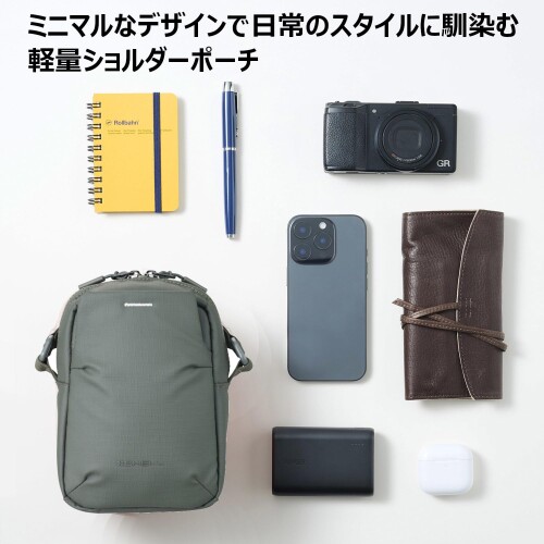 ハクバ HAKUBA カメラバッグ +SHELL ストリームAZ (ショルダーポーチ オリーブ) ガジェットポーチ mannishboy-24900619 マニッシュボーイ サンプル画像3