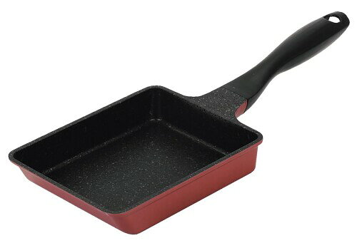 パール金属 卵焼き 玉子焼き 器 13×18cm マーブルコート 耐摩耗性試験100万回クリア IH対応 ガス火対応 PFOA FREE PTFE FREE 金属ヘラ使用可能 モデレート HC-993