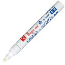 寺西化学工業 マジックインキ ペイントマーカー ホワイト・white SR No.500W 中字 10本 B-M500W