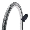 シンコー 24インチ 自転車 タイヤ チューブ セット オフロードタイヤ 24×1.75 ブラック H/E SR046 60081