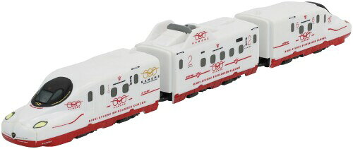 ロクハン Zゲージ Zショーティー N700S かもめ ST017-2 鉄道模型 電車 東海道・山陽新幹線で活躍する青い帯の0番代J1編成と、西九州新幹線で活躍する赤い裾部の8000番代Y1編成がモデル。 前面の連結器カバーを取り外すと、先頭車同士の連結が可能になります。 セット内容:N700Sかもめ×3両、ドローバー×3 商品紹介 西九州新幹線で活躍する赤い裾部の8000番代Y1編成がモデル。 前面の連結器カバーを取り外すと、先頭車同士の連結が可能になります。 JR九州承認済 セット内容:N700Sかもめ×3両、ドローバー×3。 【Zショーティーについて】 Zショーティーの車両は、Zゲージのレールでは最も半径の小さい「R45」の曲線を曲がることができます! 最も小さなオーバルコースだと縦11cm×横16cmのコースを作ることができ、身の回りでも場所を選ばずに小さなスペースでも列車を走らせる事ができます! 車両の長さはZゲージの約半分。デフォルメモデルながらも細部のこだわりは、そのままに! 製品にはダミーシャーシが組み込まれています。 製品自体はディスプレイモデルですが、別売り ( ※スターターセットには同梱)の動力シャーシやトレーラーシャーシを組み込むことで、通常のZゲージ車両と同じレールを走行することが可能です! ※鉄道模型はレールより給電するシステムです。走行、発光、点灯する場合でも電池は使用しません。 ※本製品に電池は含まれません。 ※本製品に燃料は使用しません。 ※本製品に燃料は含まれません。 ※本製品に塗料は含まれません。 安全警告 気をつけてください 商品コード20081645153商品名ロクハン Zゲージ Zショーティー N700S かもめ ST017-2 鉄道模型 電車型番ST017-2サイズ1/220カラーマルチカラー※他モールでも併売しているため、タイミングによって在庫切れの可能性がございます。その際は、別途ご連絡させていただきます。※他モールでも併売しているため、タイミングによって在庫切れの可能性がございます。その際は、別途ご連絡させていただきます。
