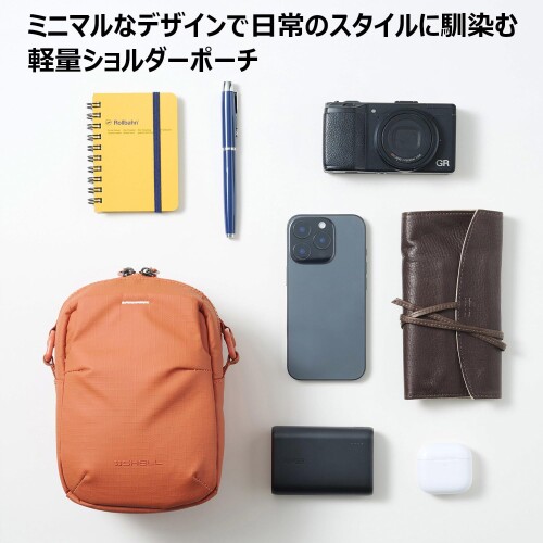 ハクバ HAKUBA カメラバッグ +SHELL ストリームAZ (ショルダーポーチ オレンジ) ガジェットポーチ mannishboy-24901557 マニッシュボーイ サンプル画像3