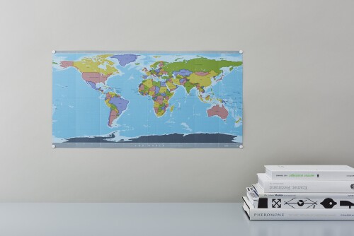 ジオグラフィア 世界地図 自立式 ベーシック M-BA