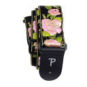 P Perri's Leathers Ltd.. - ギターストラップ - ナイロン - ピンクメタリックローズ - 調節可能 - アコースティック/ベース/エ...