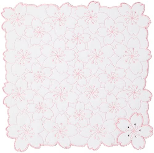 丸全(Maruzen) ミニタオル オールオーバー桜シロ 25×25cm 丸全(Maruzen) ミニタオル オールオーバー桜シロ 25×25cm