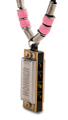 HOHNER ホーナー ミニハーモニカネックレス ピンク