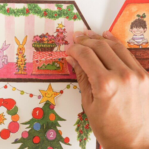 ココちゃん グリーティングライフ クリスマス アドベントカレンダー RY-892 赤