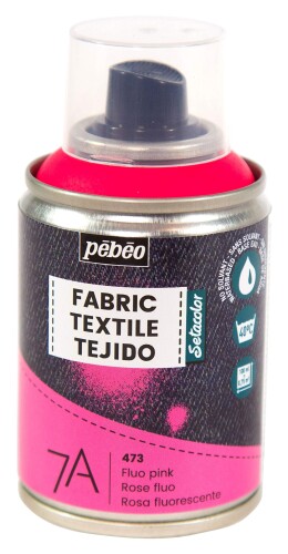 ペベオ (Pebeo) 布用水性アクリルスプレーペイント セタスプレー 100ml 蛍光ピンク473 内容量:100ml 有機溶剤を一切使用していないので、においが少ない布用の水性アクリルペイントスプレー 不透明色で、濃色、淡色生地どちらにも発色 生産国:フランス ペイント後、約1時間自然乾燥し、あて布をしてドライアイロンをまんべんなく約5分間当ててください。定着後は洗濯可能です。(塗布可能な素材;綿、シルク、麻、ポリエステル、綿混紡、革)革に塗布できますが、洗濯や水に濡れる場合は色地するのでNGです。洗濯は40[度]までOK。アイロンは約5分まで。 塗布前に生地の糊分や汚れを洗濯して取り除く。 スプレー缶をよく振って攪拌させ、缶を垂直にしたまま、塗布面から約20cm離して噴射する。 ※ノズルのつまりを防ぐため、使用後はスプレー缶を逆さまにして数回空吹きしてノズルの掃除をしてください。 長時間のご使用に際して、換気をよくし、手袋 ■マスクを着用してください。 高温多湿や0[度]以下の場所を避けて、小さなお子様の手の届かないところに保管してください。 皮膚に付着した場合には石鹸水で洗い流してください。万が一、目に入った場合は、多量の水で洗い流し、専門医に診断を受けてください。 商品コード20063725166商品名ペベオ (Pebeo) 布用水性アクリルスプレーペイント セタスプレー 100ml 蛍光ピンク473型番805473サイズ100mlカラー蛍光ピンク※他モールでも併売しているため、タイミングによって在庫切れの可能性がございます。その際は、別途ご連絡させていただきます。※他モールでも併売しているため、タイミングによって在庫切れの可能性がございます。その際は、別途ご連絡させていただきます。