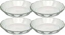 HARIO(ハリオ) 日本製 耐熱ガラス製 プレート 1100ml BUONO kitchen HPL-110-BK 4個セット