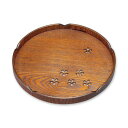 J-kitchens 木製 盆 桜 丸 Φ24 x 2cm