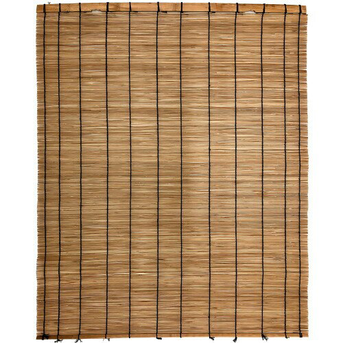 水勘製簾所 焼竹すだれ 室内用 (約74cm x 90cm) 室用 日除け 目隠し 風通し良好