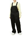 (エックスガール) ツナギ CORDUROY OVERALL レディース BLACK S