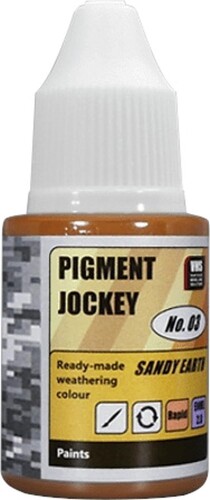 ブイエムエス(VMS) ピグメントジョッキー ウェザリング液 No.03 サンディアース 30ml 模型用塗料 VMS.PJ3