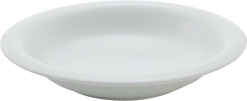 YAMATSU STANDARD ベーシック 21cm深皿・5枚セット 黒 中皿 サラダ皿 食洗機 電子レンジ対応 耐熱 日本製