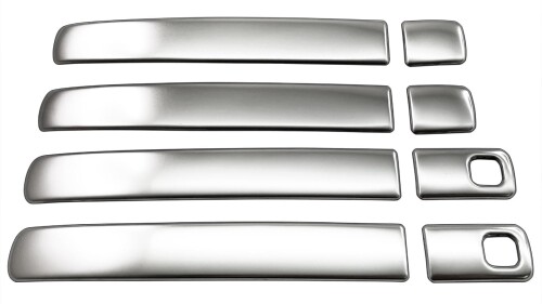 BRIGHTZ ハスラー MR52S MR92S ステンレスドアハンドルカバーノブ 8PC サテンシルバー R92 R52 92S 52S 92 52 90 50