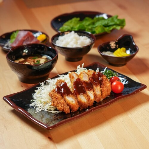 Thunder Group 花渕大皿 直径30.5cm 丸皿 和食器 メラミン食器 食洗機対応 割れにくい ワンプレート プラスチック 業務用 天目 1812TM mannishboy-24820342 マニッシュボーイ サンプル画像3