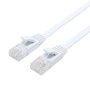 ミヨシ MCO LANケーブル CAT6A 対応 爪が折れにくいカバー フラットタイプ 20m cat6a cat6 cat5e 対応 RJ-45 10Gbps...