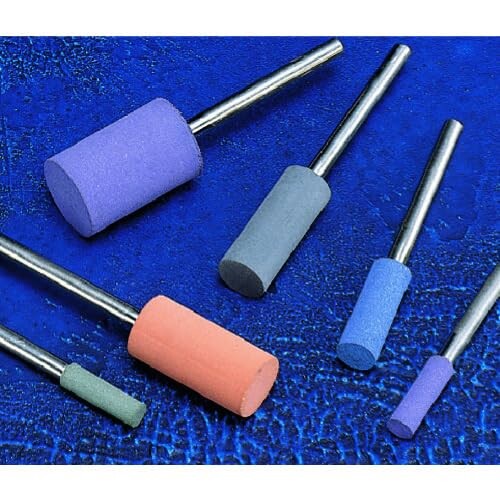 アルゴファイル 軸付ゴム砥石＃220 Φ8×20 Φ3．0軸 AR432