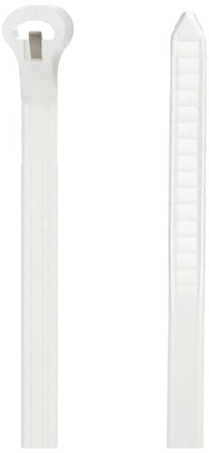 TY−Rap 結束バンド 高性能ケーブルタイ 標準 ナチュラル色 幅2．4×長さ92mm 100本入り TB100