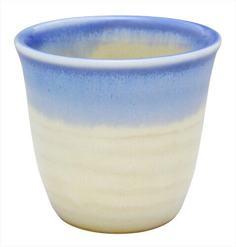 かじゅあるらいふ(Kakuni) 盃・ぐい呑み 青 70ml 美濃焼 窯変 長盃 K12131