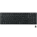 バッファロー 2.4GHz 無線 コンパクト キーボード PC/Windows/Mac 対応 リモート テレワーク 在宅 ブラック BSKBW335BK
