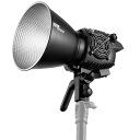 ZHIYUN スタジオLEDライト MOLUS B100 出力100W ACアダプタ内蔵 ボーエンズマウント 静音・高効率冷却 088273