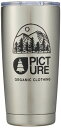 (ピクチャー) ステンレスタンブラー (保冷保温・600ml) ( ACC123P / ASBURY TUMBLER ) アウトドア キャンプ A Aluminium