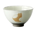 クラフトマンハウス 瀬戸焼 飯碗 茶碗 陽だまり猫(丸まる) 日本製